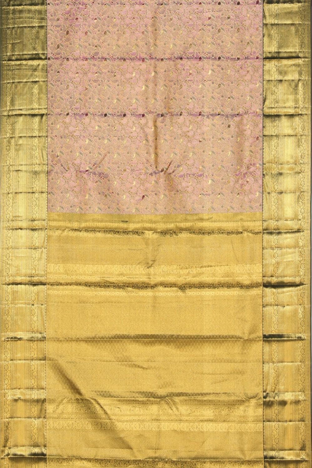 Image of Kanchipattu Brocade Pink Saree